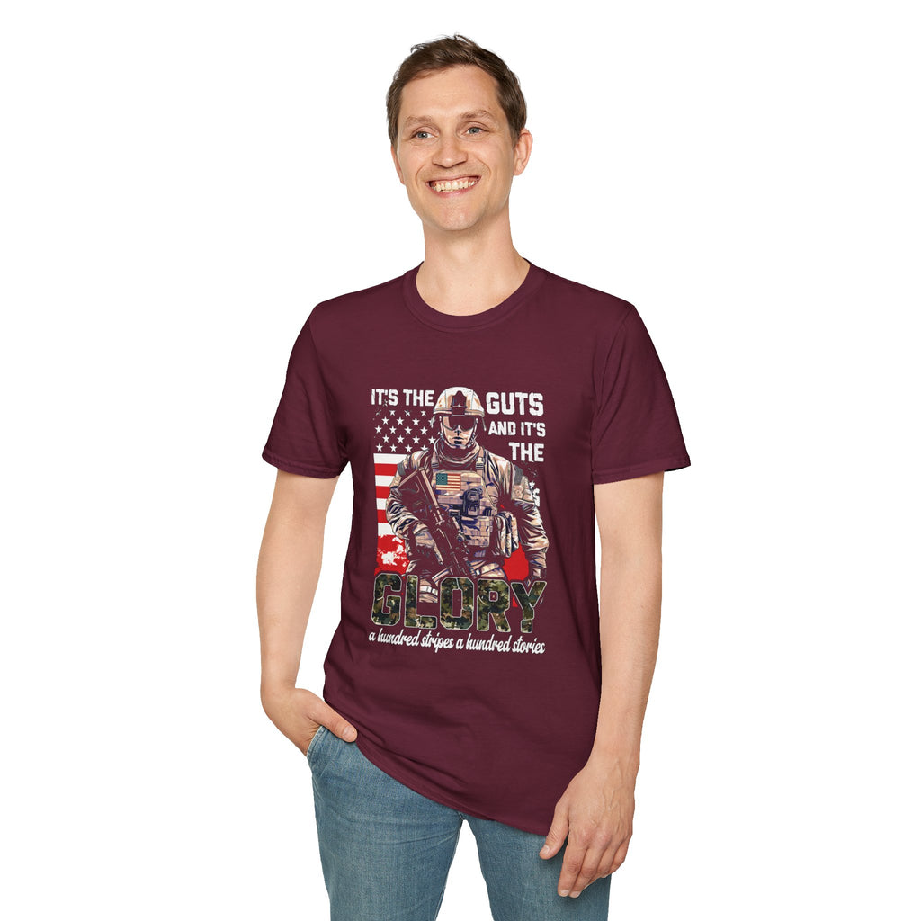 It's the Guts and It's the Glory T-Shirt — Motivational Graphic Tee