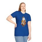 Ghost Softstyle T-Shirt with Patchwork Quilt Design