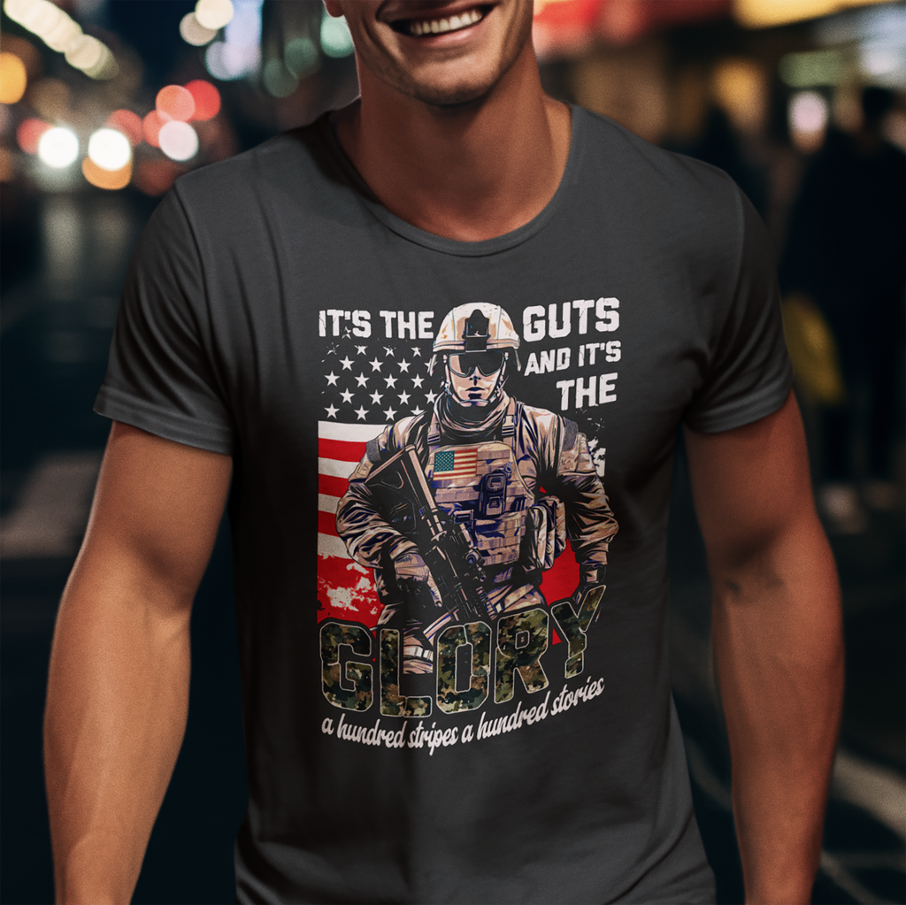It's the Guts and It's the Glory T-Shirt — Motivational Graphic Tee