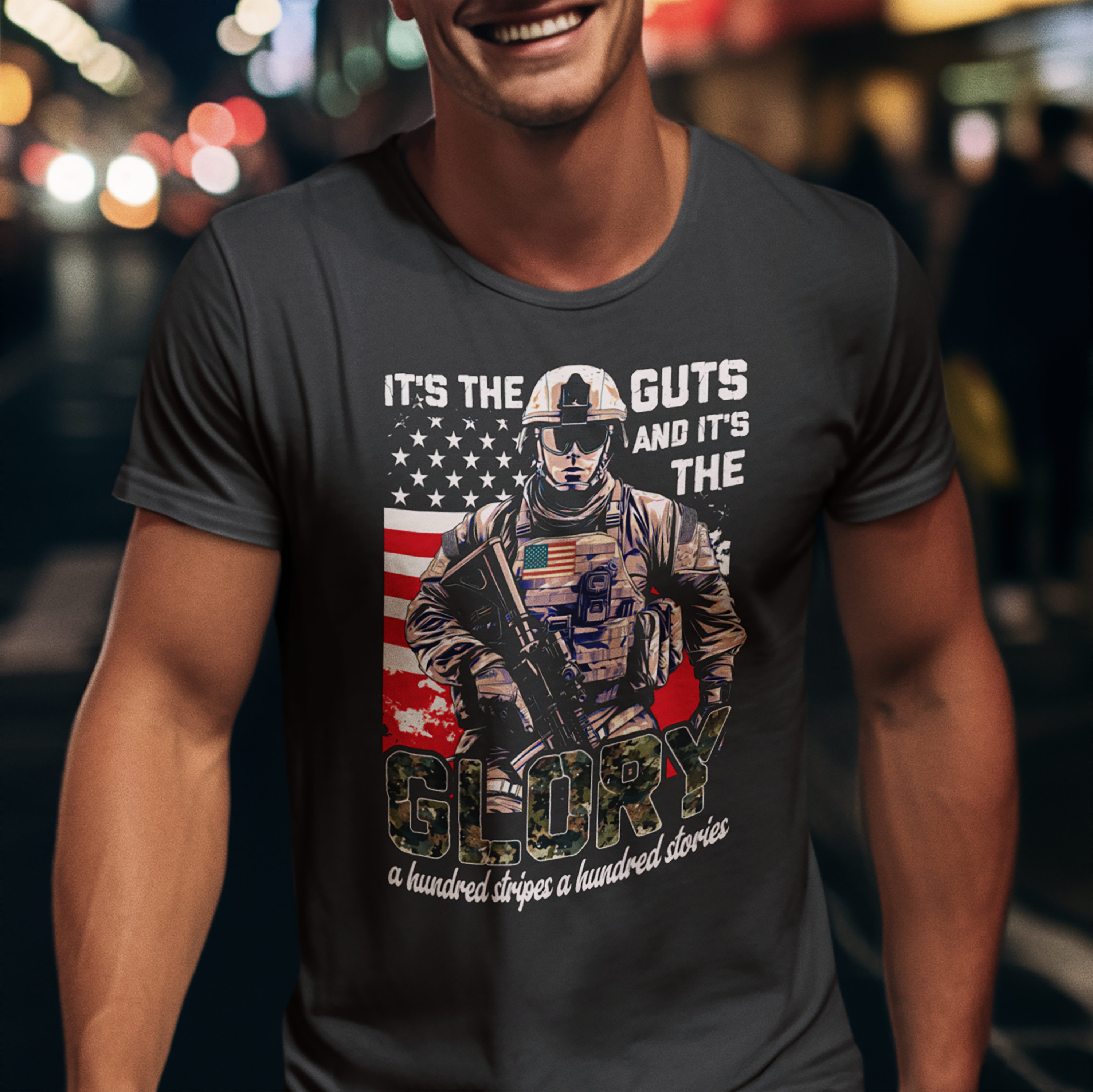 It's the Guts and It's the Glory T-Shirt — Motivational Graphic Tee