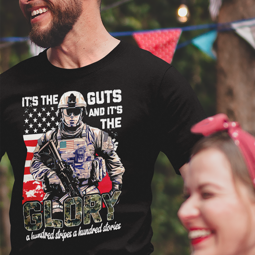 It's the Guts and It's the Glory T-Shirt — Motivational Graphic Tee