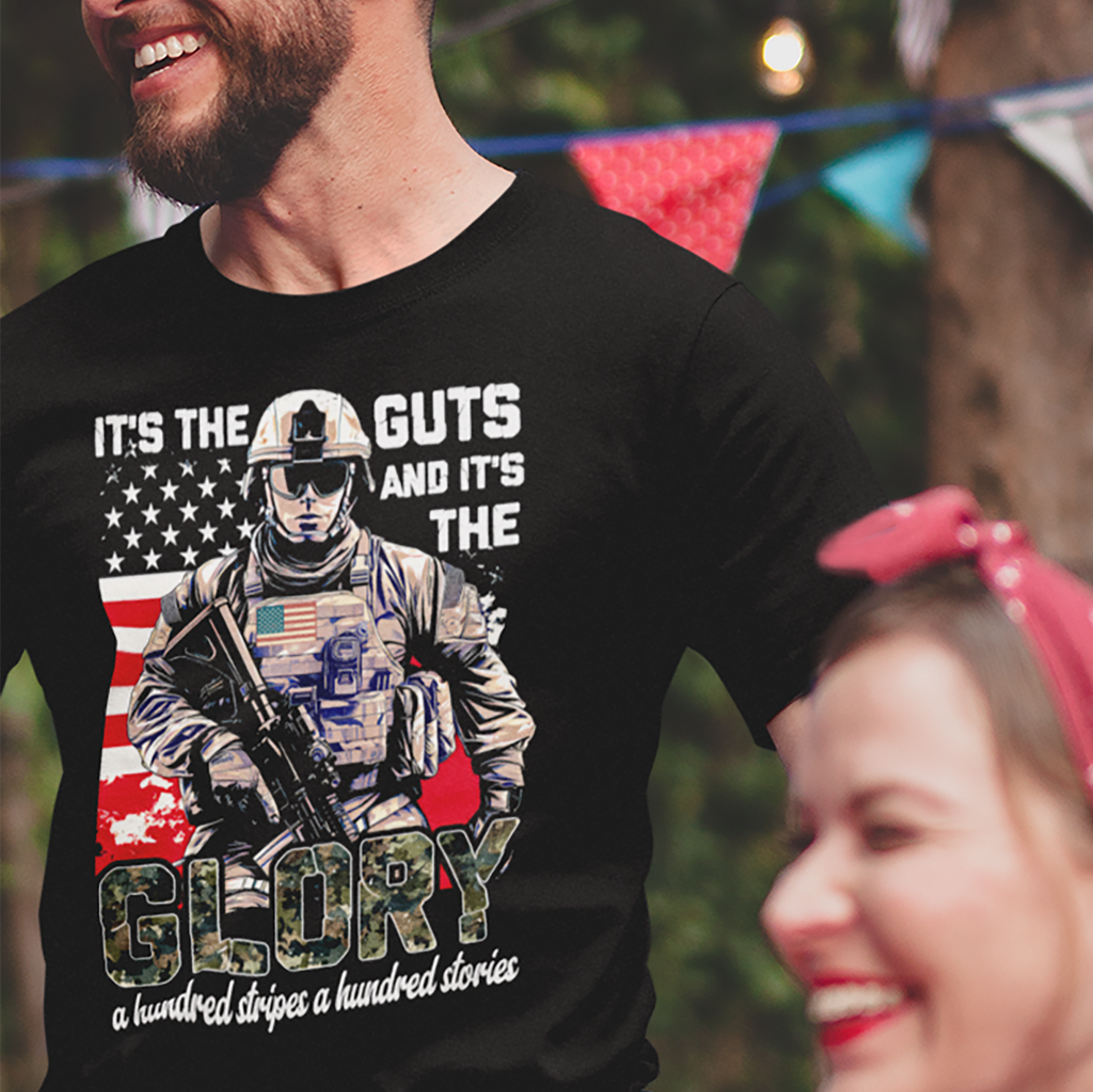 It's the Guts and It's the Glory T-Shirt — Motivational Graphic Tee