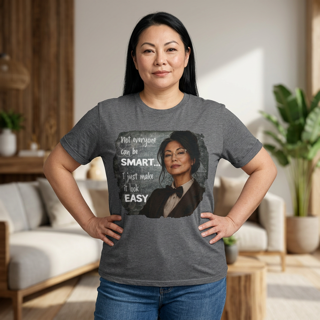 "Not Everyone Can Be Smart... I Just Make It Look Easy" Asian Woman T-Shirt