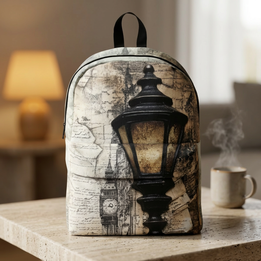 Victorian Lantern Vintage London Backpack