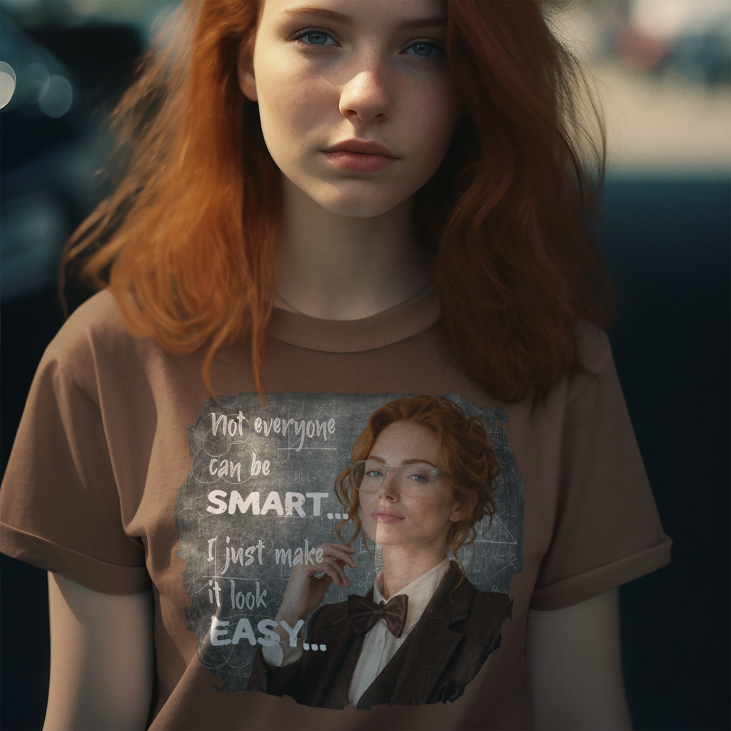 T-Shirt — “Not Everyone Can Be Smart, I Just Make It Look Easy” Graphic Tee
