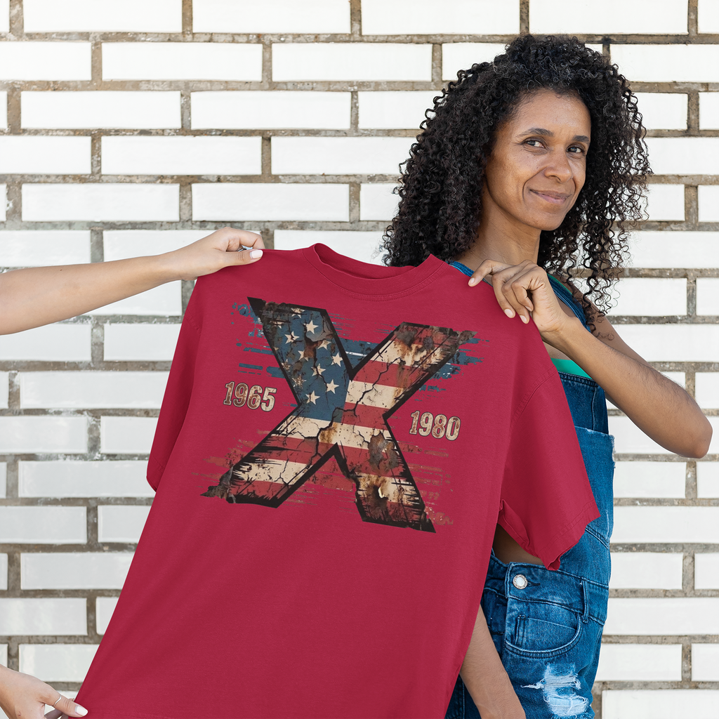 Generation X 1965–1980 T-Shirt — Retro Vintage Birth Year Tee