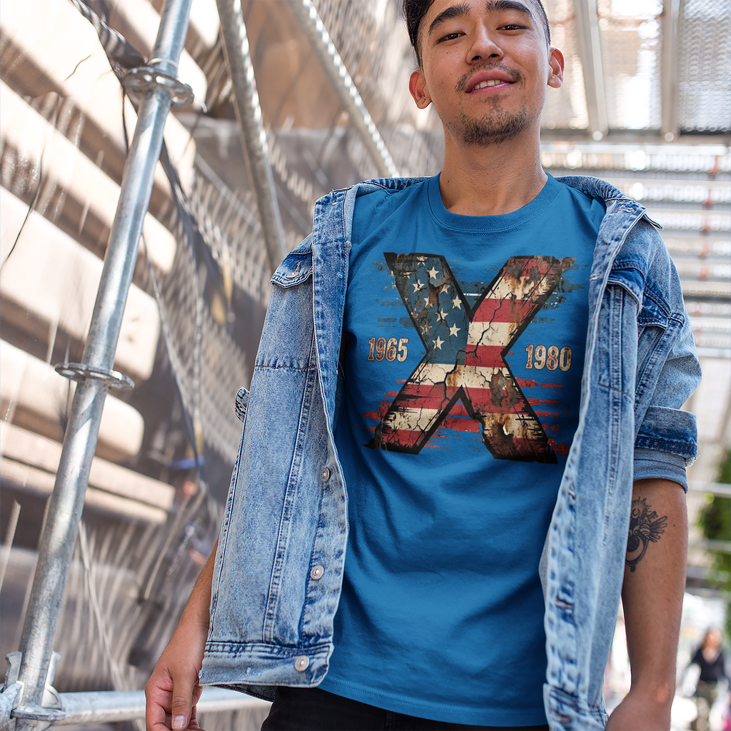 Generation X 1965–1980 T-Shirt — Retro Vintage Birth Year Tee
