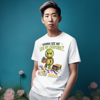 Funny Angry Turtle T-Shirt — “Wanna See Me Lose My Crayons? Do That Again…” — Teacher & Art Lover Tee