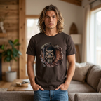 Squirrel in Owl Disguise T-Shirt — "Prey Wearing Its Predator"