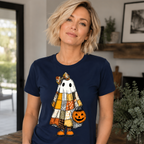 Ghost Softstyle T-Shirt with Patchwork Quilt Design