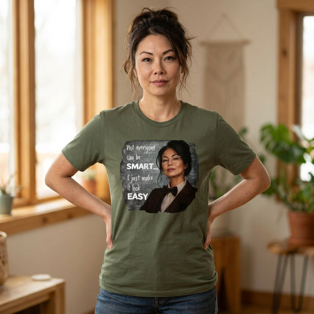 "Not Everyone Can Be Smart... I Just Make It Look Easy" Asian Woman T-Shirt