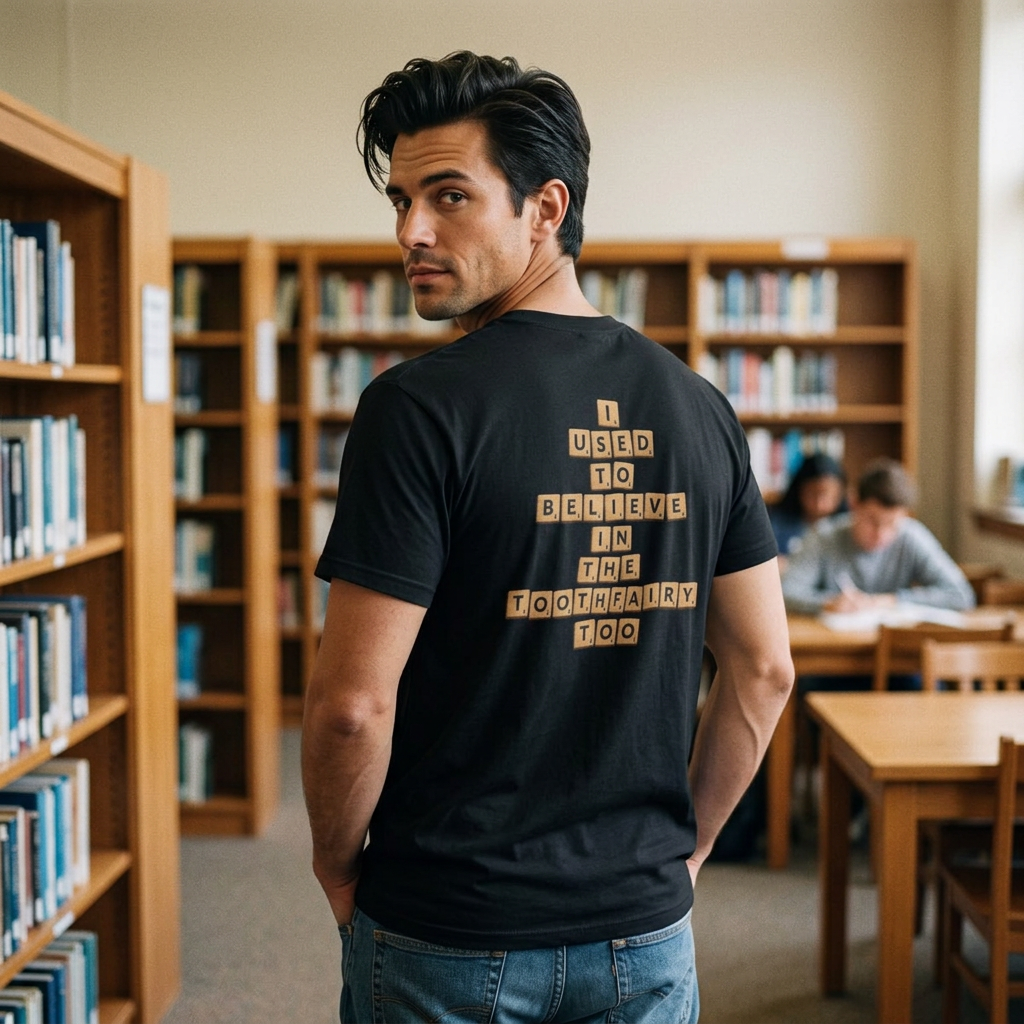 Scrabble Tiles "I Know You Think You're Right" T-Shirt