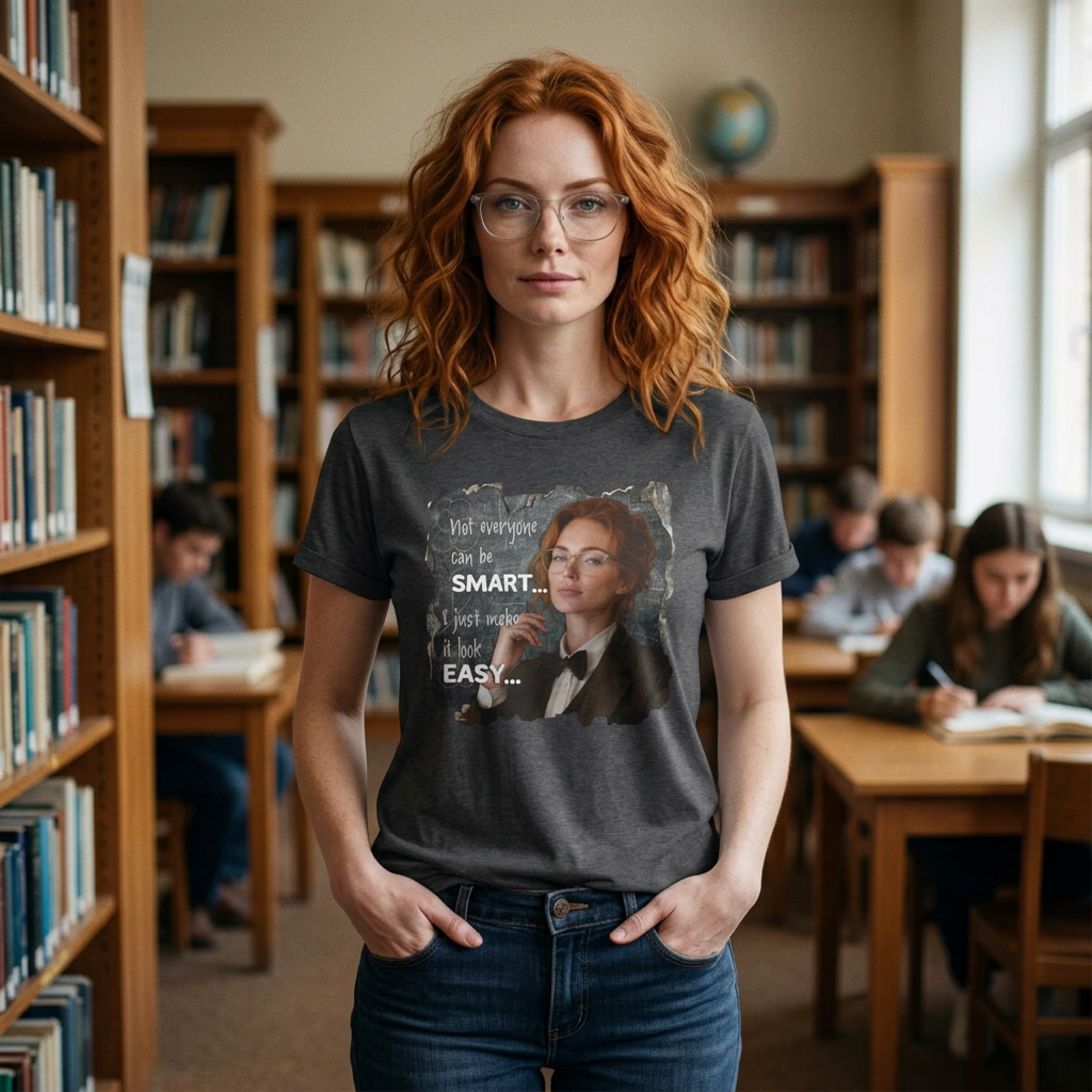 T-Shirt — “Not Everyone Can Be Smart, I Just Make It Look Easy” Graphic Tee