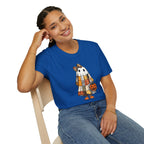 Ghost Softstyle T-Shirt with Patchwork Quilt Design