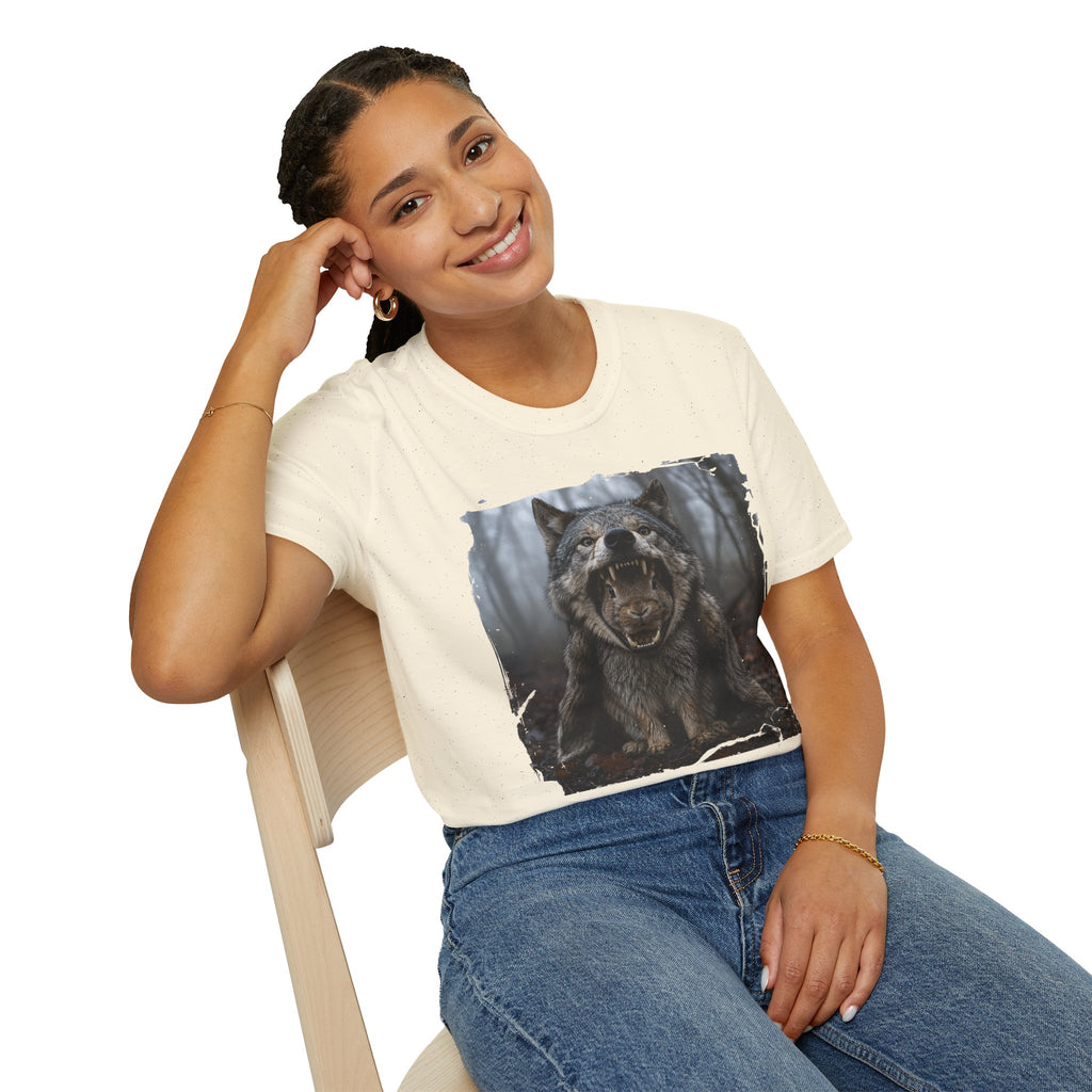 Wolf Roar T-Shirt — Fierce Forest Wildlife Graphic Tee