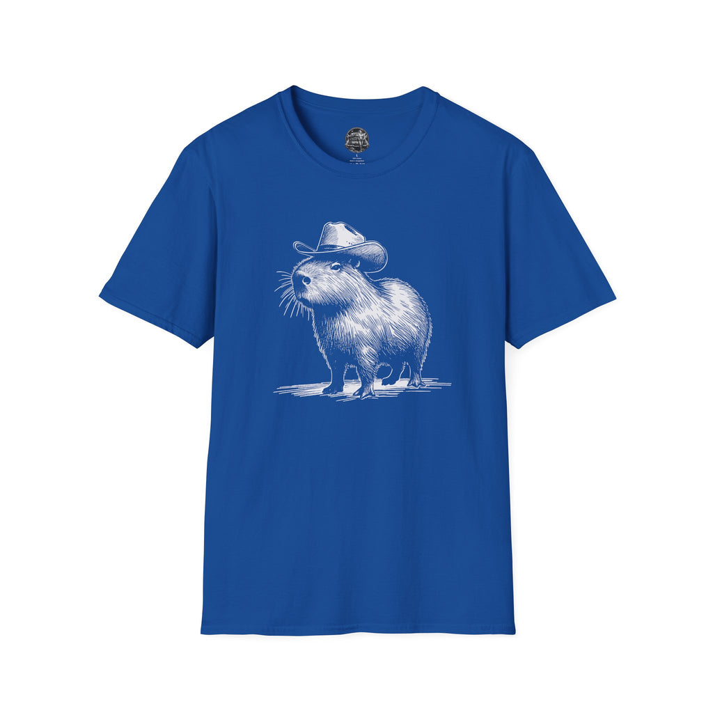 Cowboy Capybara T-Shirt — Funny Western Animal Graphic Tee