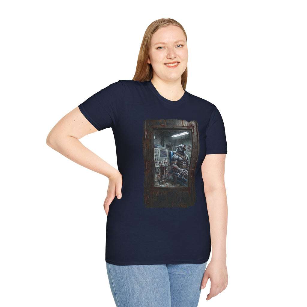 Dialysis After Dark: The Lunar Patient Werewolf Horror T-Shirt | Spooky Dialysis Tech Halloween Shirt