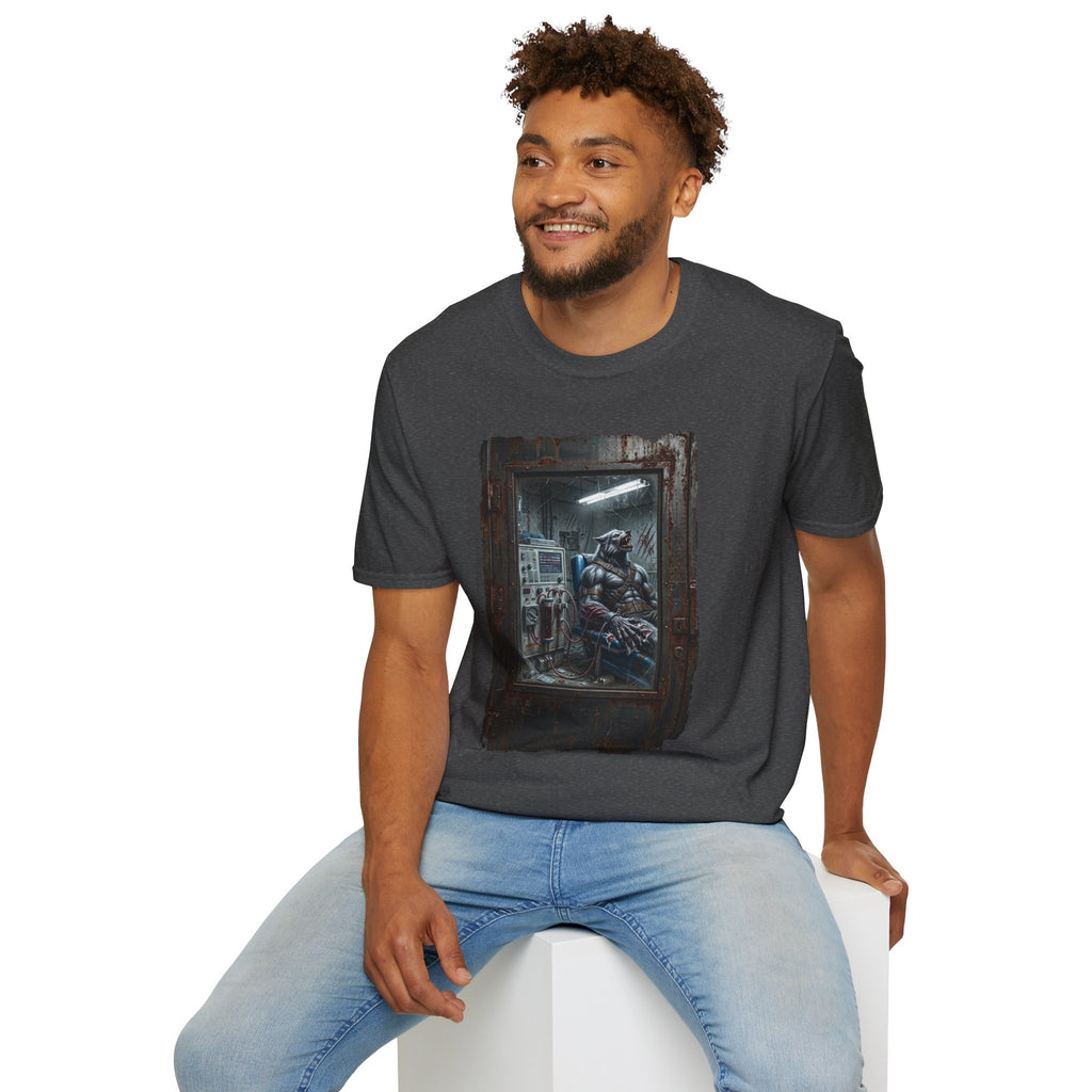 Dialysis After Dark: The Lunar Patient Werewolf Horror T-Shirt | Spooky Dialysis Tech Halloween Shirt