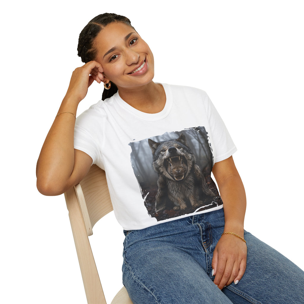 Wolf Roar T-Shirt — Fierce Forest Wildlife Graphic Tee