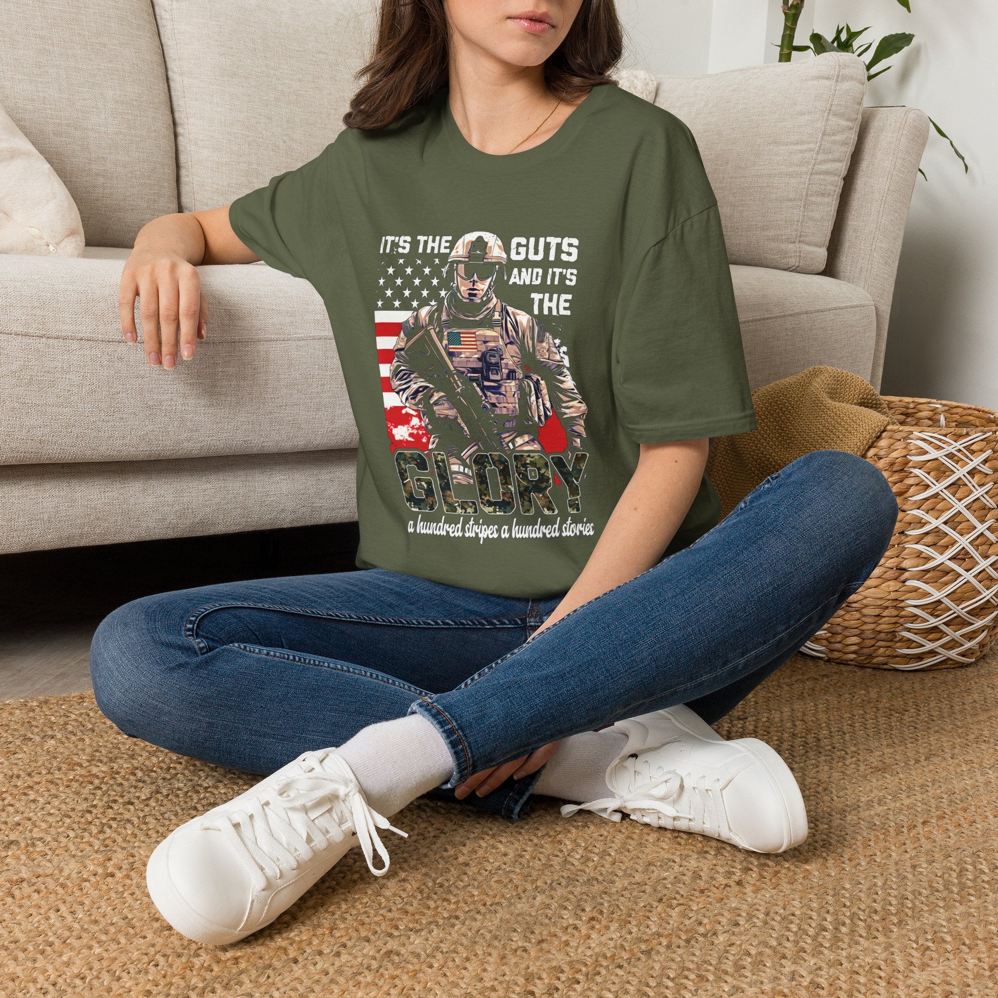 It's the Guts and It's the Glory T-Shirt — Motivational Graphic Tee