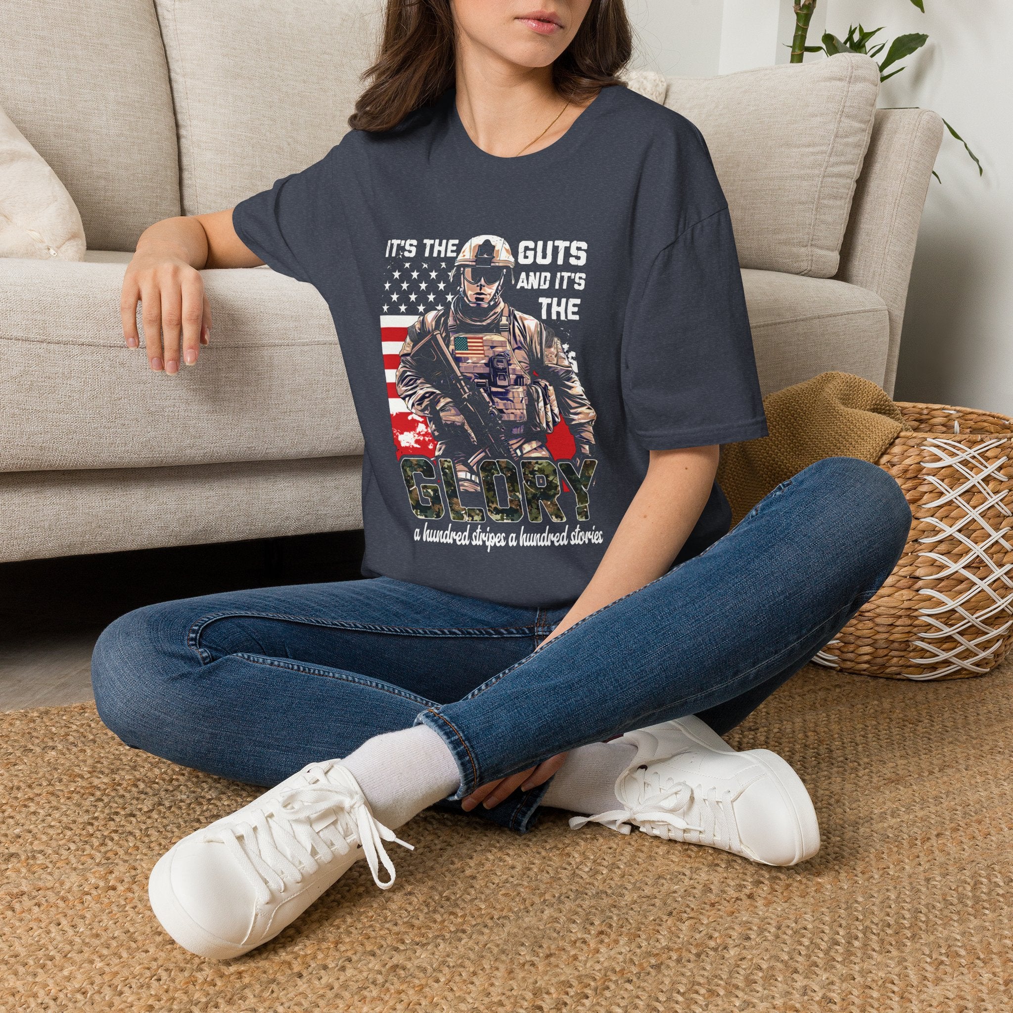 It's the Guts and It's the Glory T-Shirt — Motivational Graphic Tee