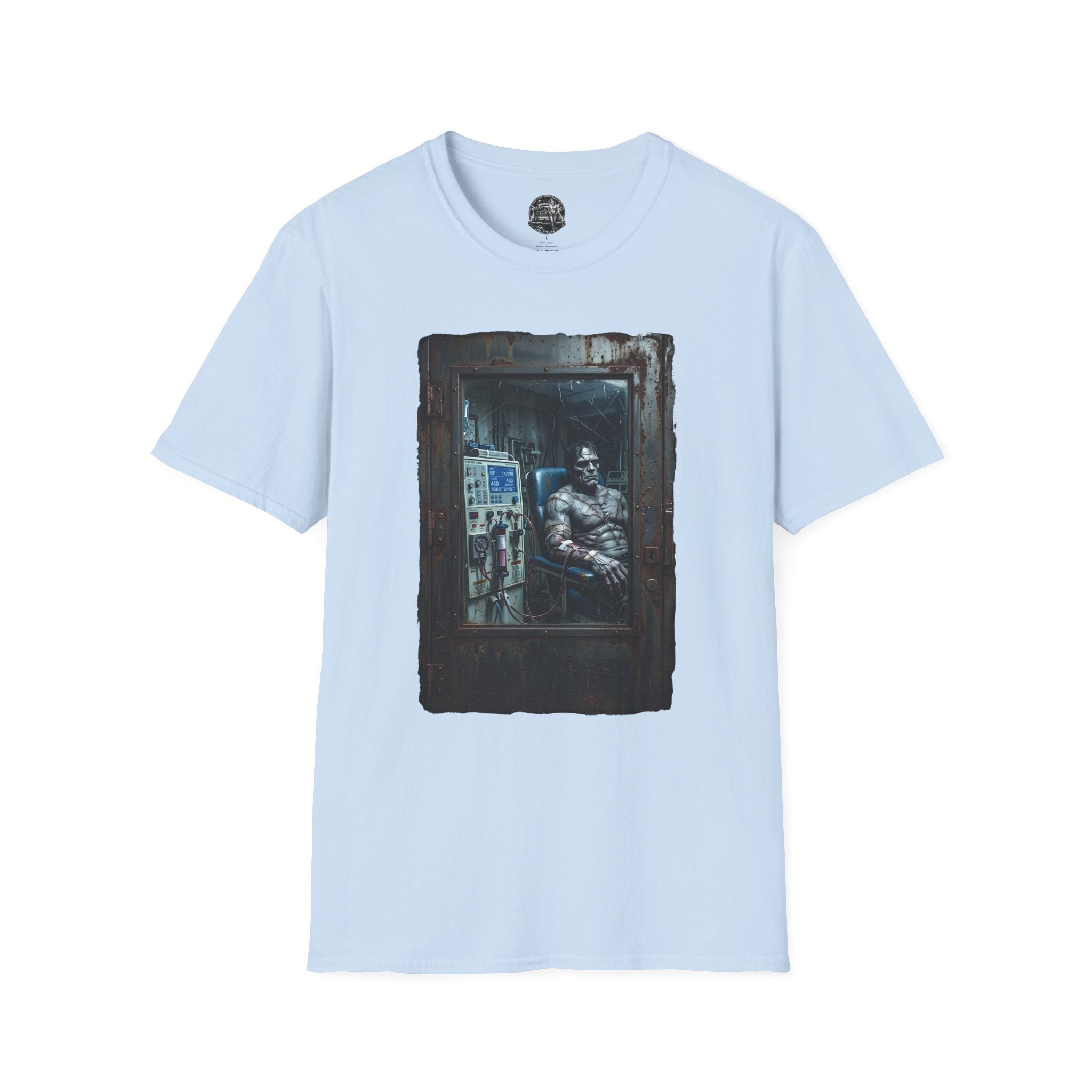 The Patchwork Patient Horror T-Shirt | Spooky Dialysis Tech Halloween Shirt