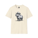 Cowboy Capybara T-Shirt — Cute Western Animal Graphic Tee