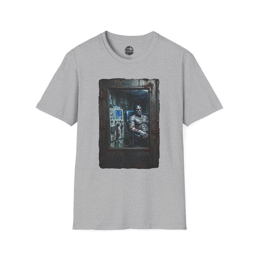 The Patchwork Patient Horror T-Shirt | Spooky Dialysis Tech Halloween Shirt
