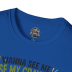 Funny Angry Turtle T-Shirt — “Wanna See Me Lose My Crayons? Do That Again…” — Teacher & Art Lover Tee