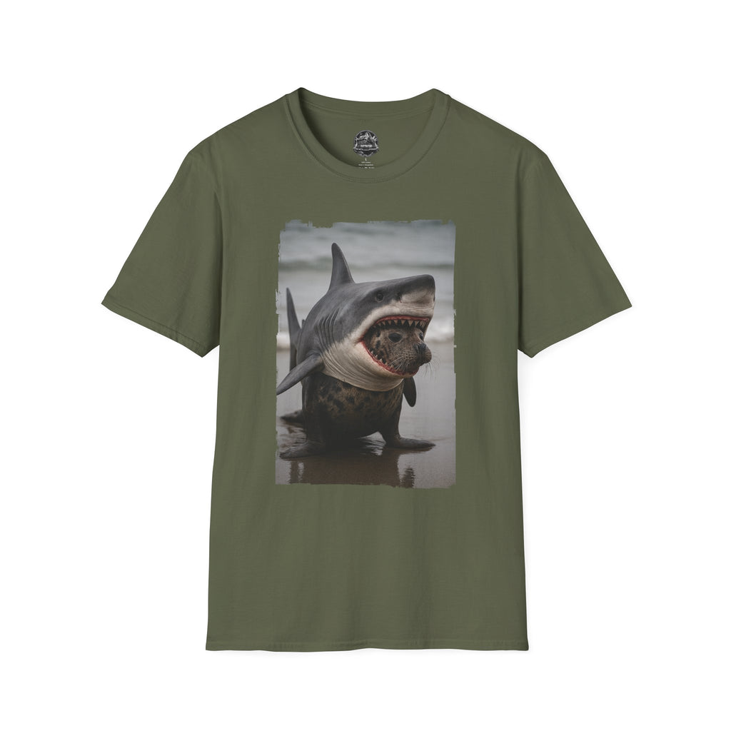 Seal in Shark’s Clothing | Funny Ocean Animal Graphic Tee | Quirky Marine Life Shirt | Creature Features Collection