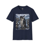 Orca & Penguin Graphic T‑Shirt — Cute Antarctic Wildlife Tee