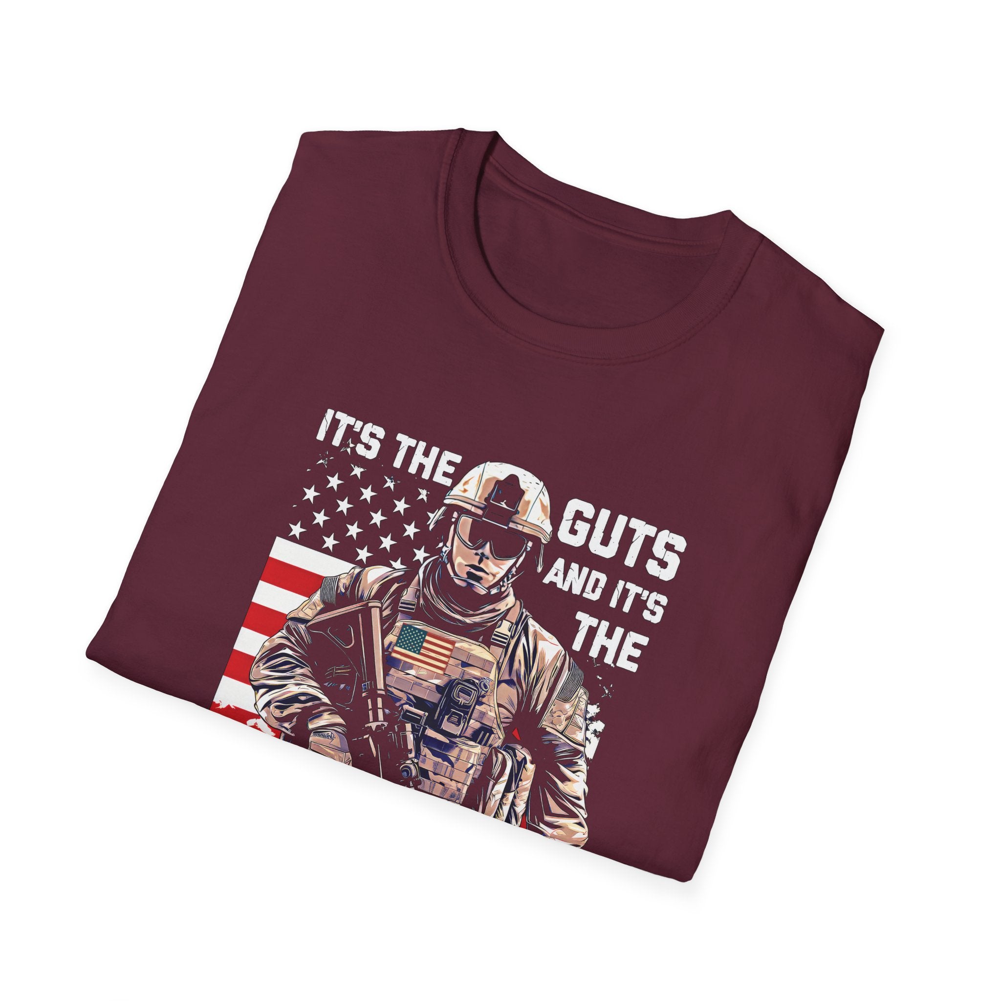 It's the Guts and It's the Glory T-Shirt — Motivational Graphic Tee