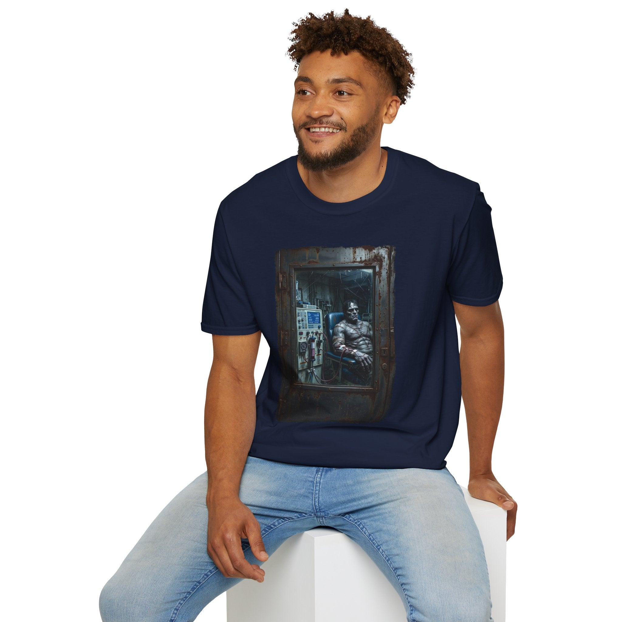 The Patchwork Patient Horror T-Shirt | Spooky Dialysis Tech Halloween Shirt