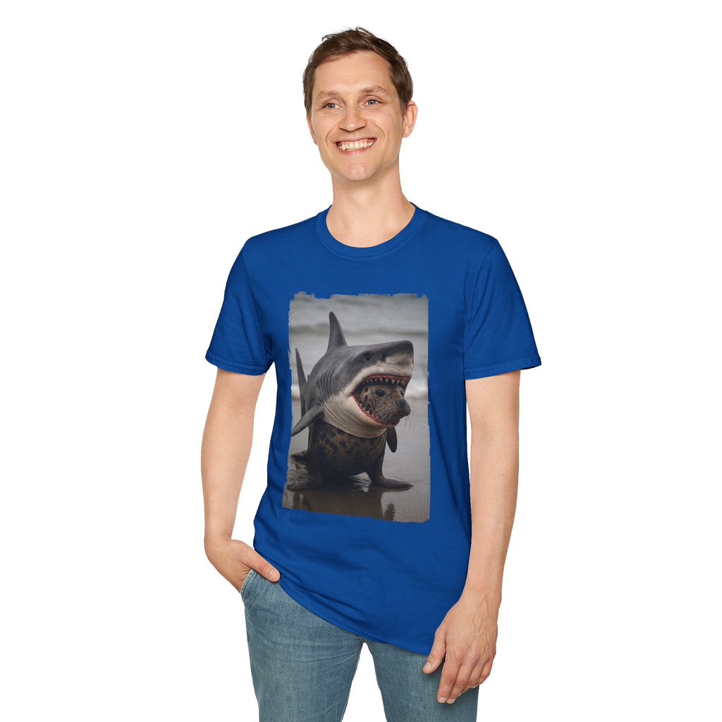 Seal in Shark’s Clothing | Funny Ocean Animal Graphic Tee | Quirky Marine Life Shirt | Creature Features Collection
