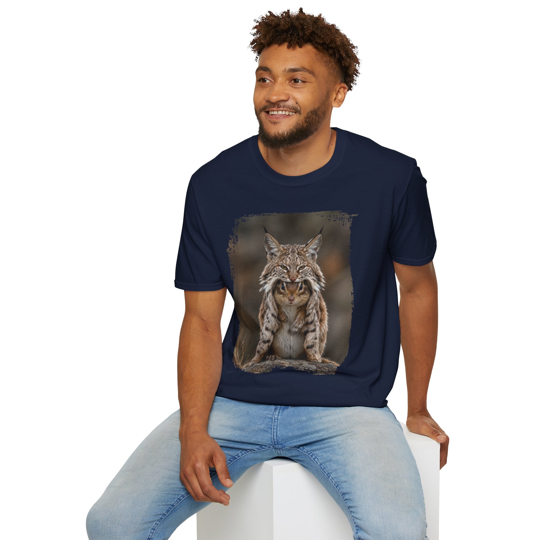 Lynx Portrait T-Shirt — Wild Cat Graphic Tee