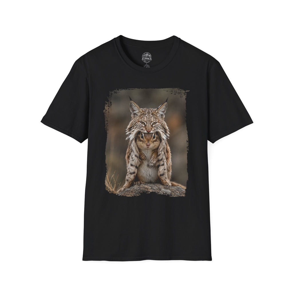 Lynx Portrait T-Shirt — Wild Cat Graphic Tee