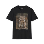 Lynx Portrait T-Shirt — Wild Cat Graphic Tee