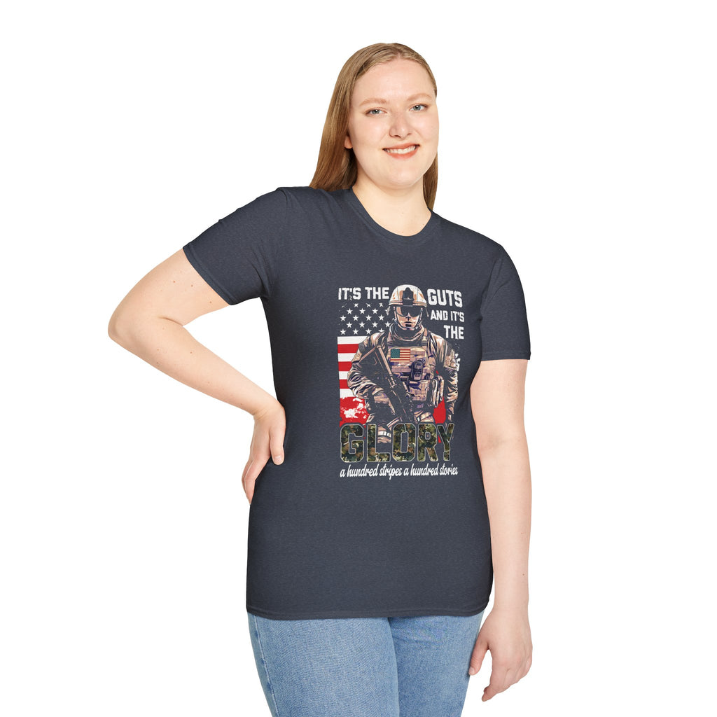 It's the Guts and It's the Glory T-Shirt — Motivational Graphic Tee