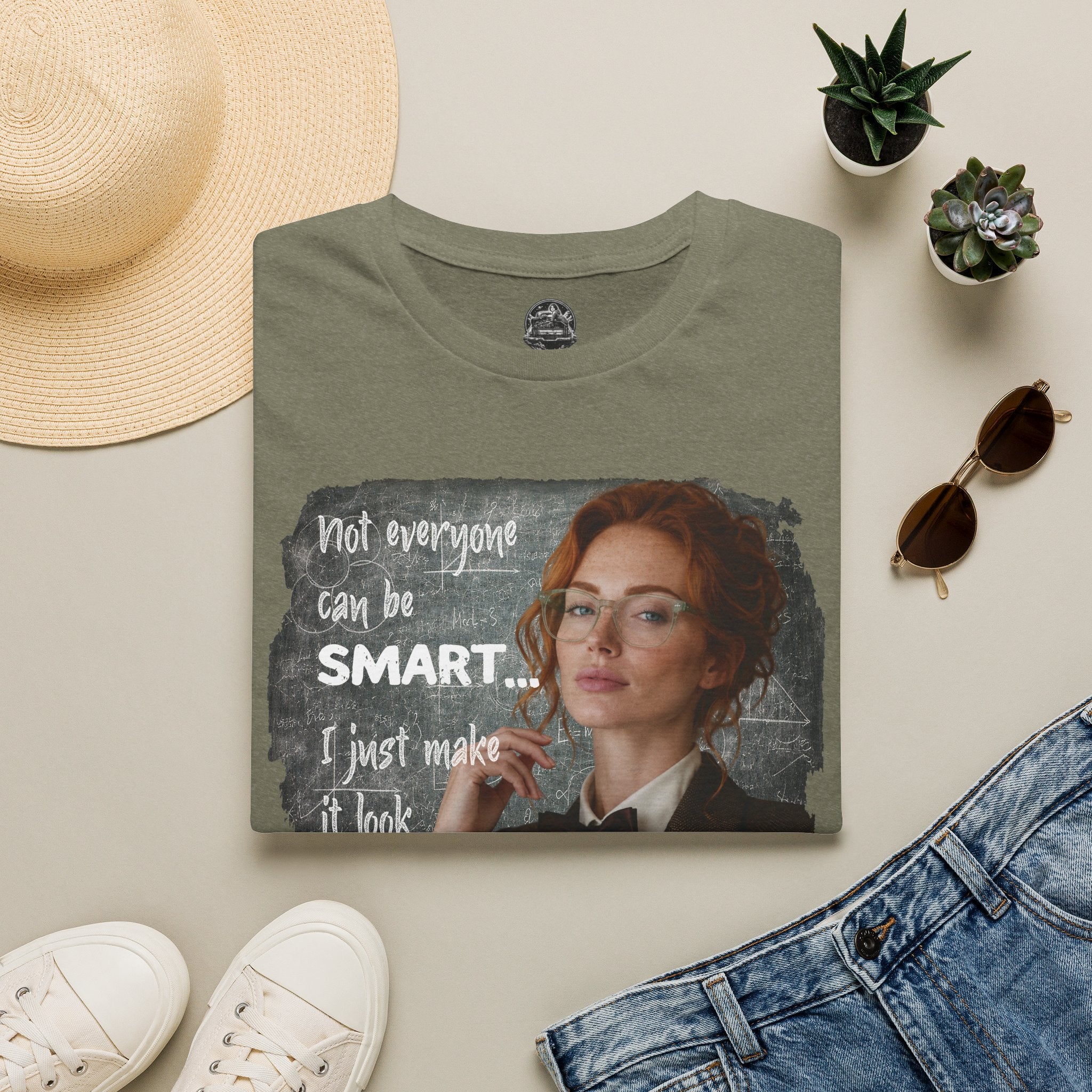 T-Shirt — “Not Everyone Can Be Smart, I Just Make It Look Easy” Graphic Tee