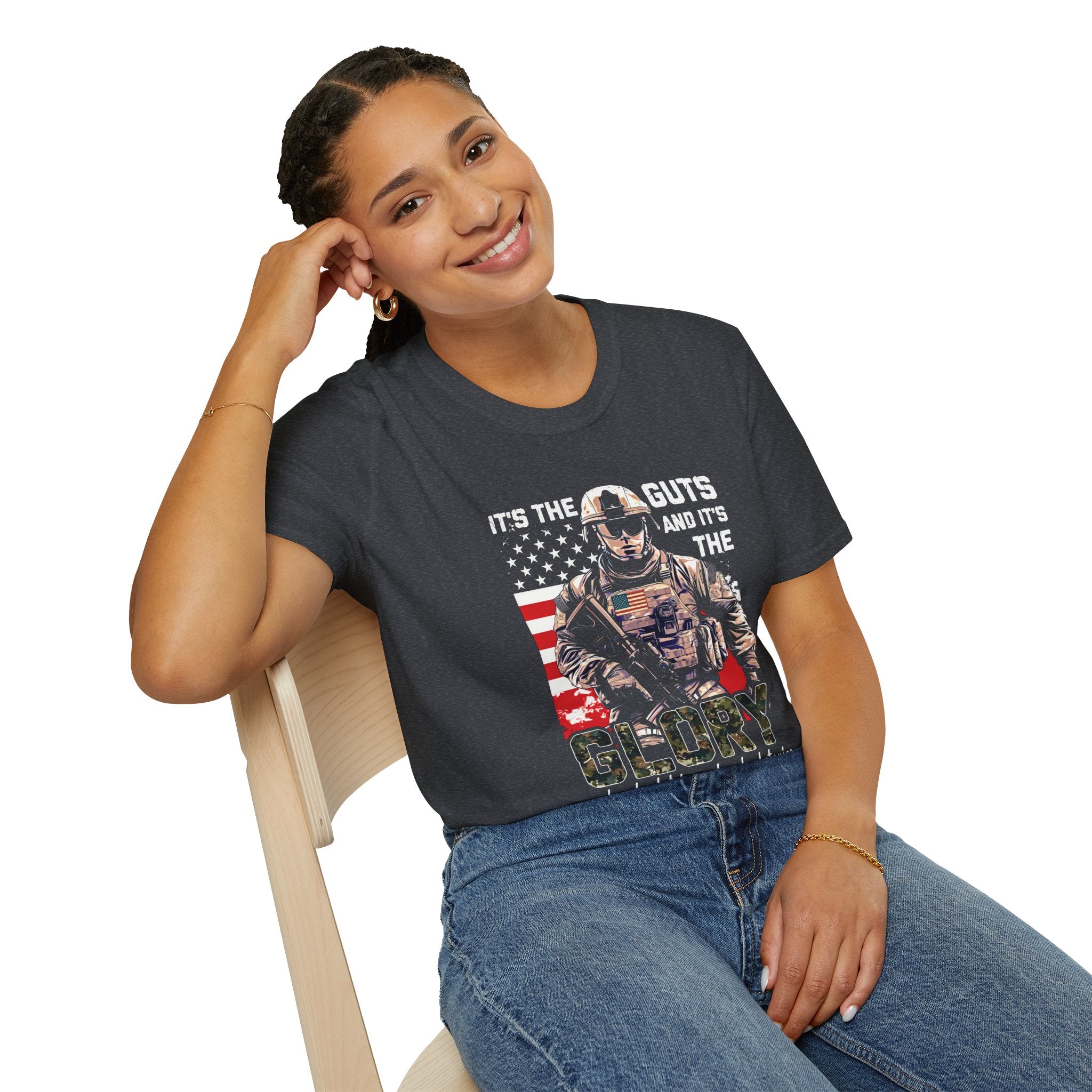It's the Guts and It's the Glory T-Shirt — Motivational Graphic Tee