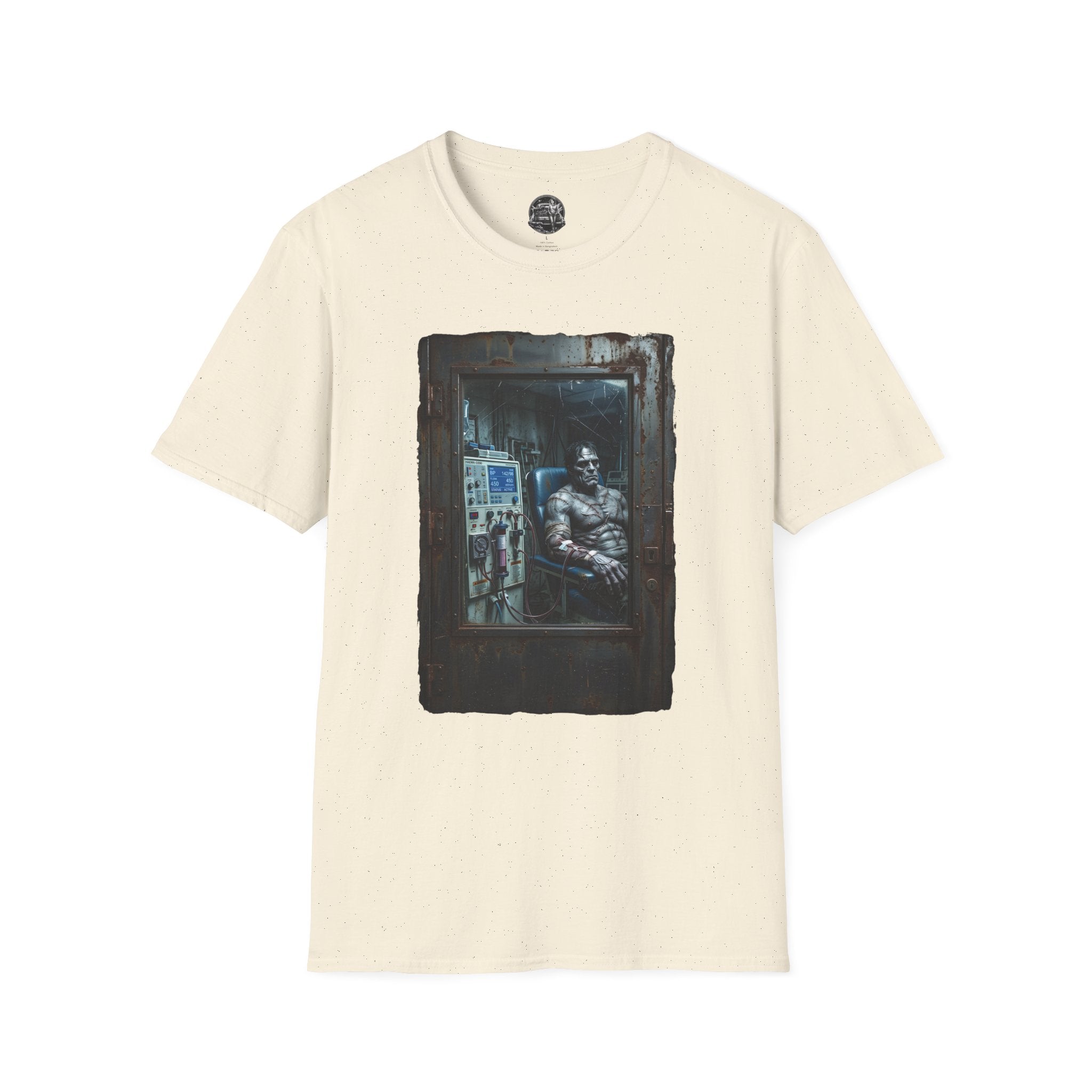 The Patchwork Patient Horror T-Shirt | Spooky Dialysis Tech Halloween Shirt