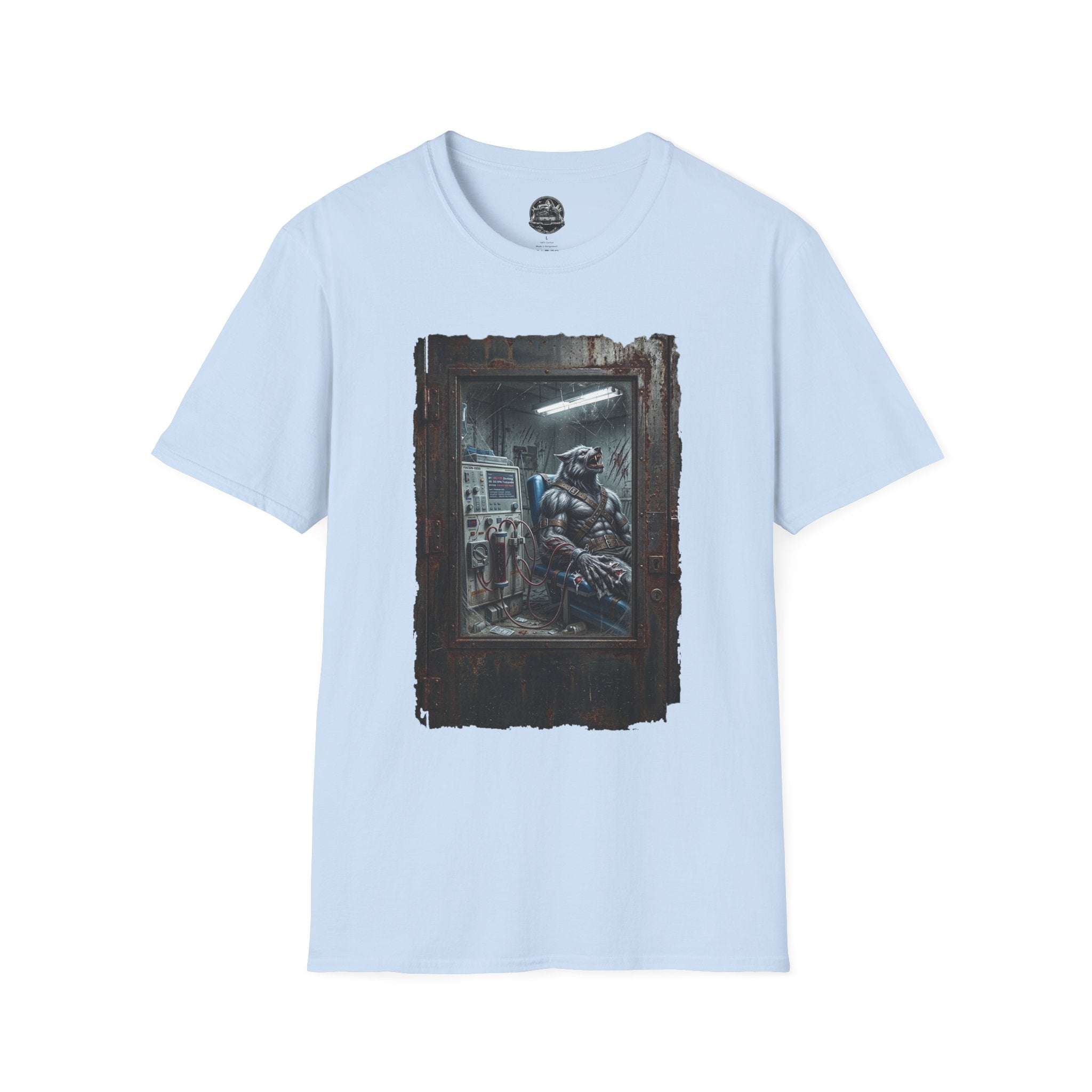 Dialysis After Dark: The Lunar Patient Werewolf Horror T-Shirt | Spooky Dialysis Tech Halloween Shirt