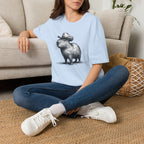 Cowboy Capybara T-Shirt — Cute Western Animal Graphic Tee