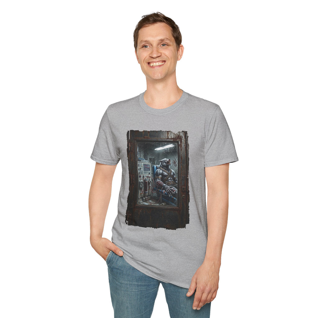 Dialysis After Dark: The Lunar Patient Werewolf Horror T-Shirt | Spooky Dialysis Tech Halloween Shirt
