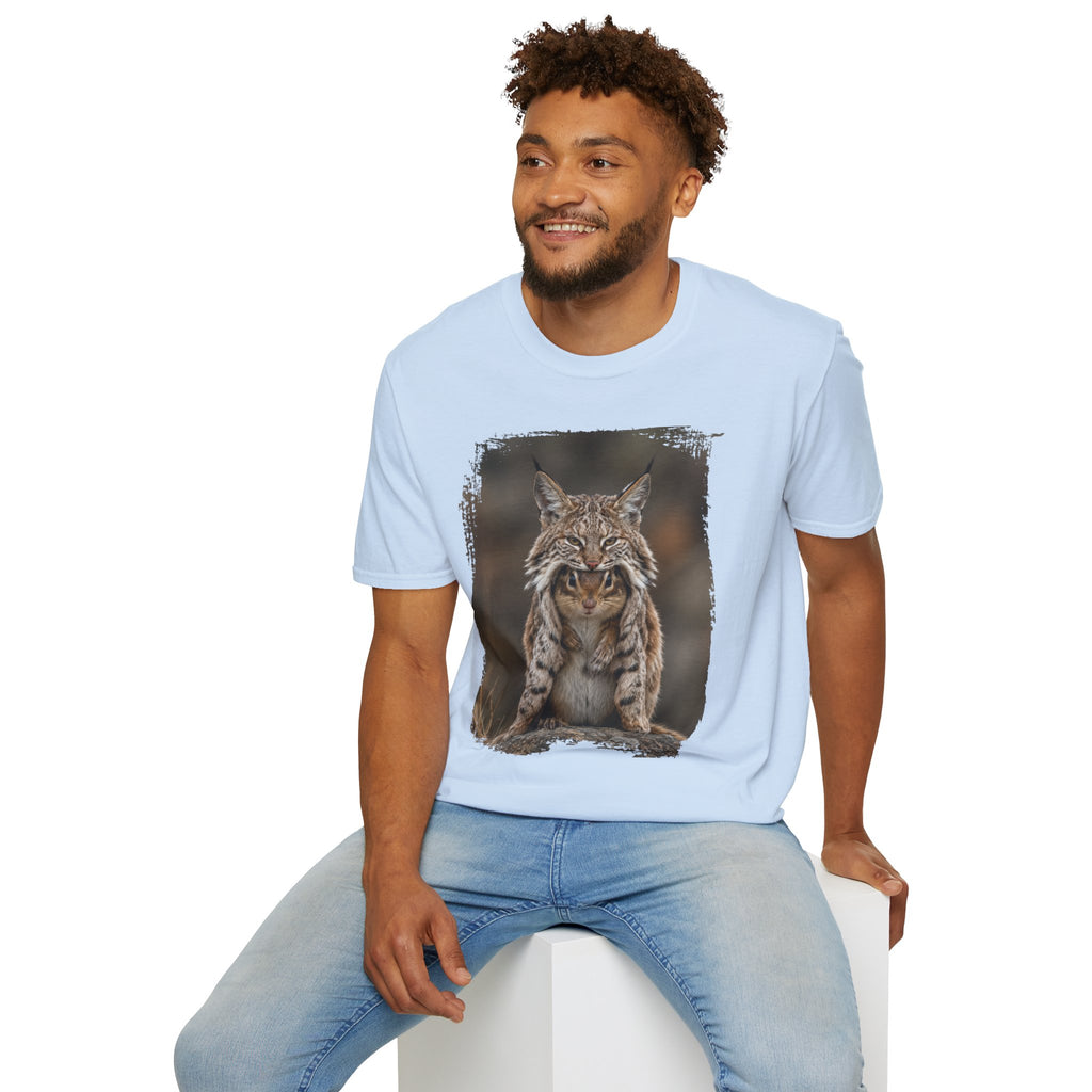 Lynx Portrait T-Shirt — Wild Cat Graphic Tee