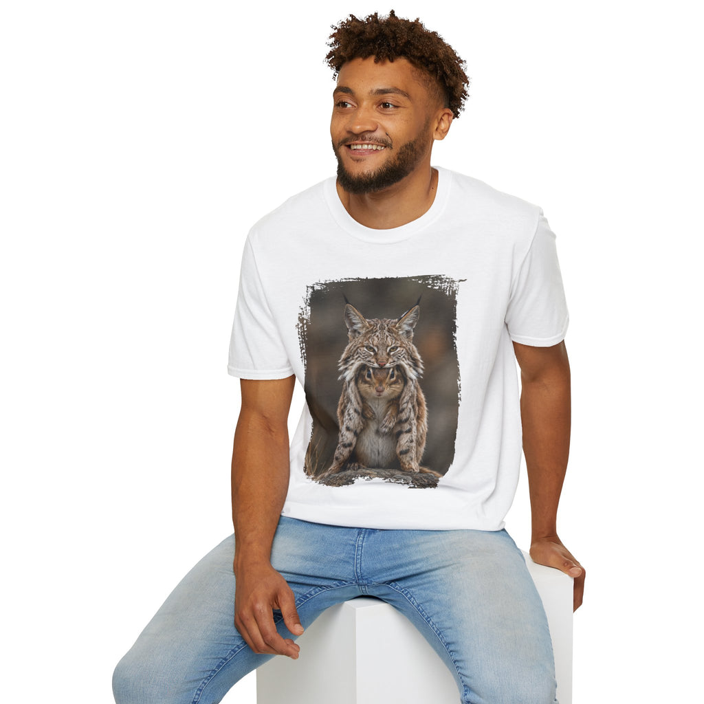 Lynx Portrait T-Shirt — Wild Cat Graphic Tee