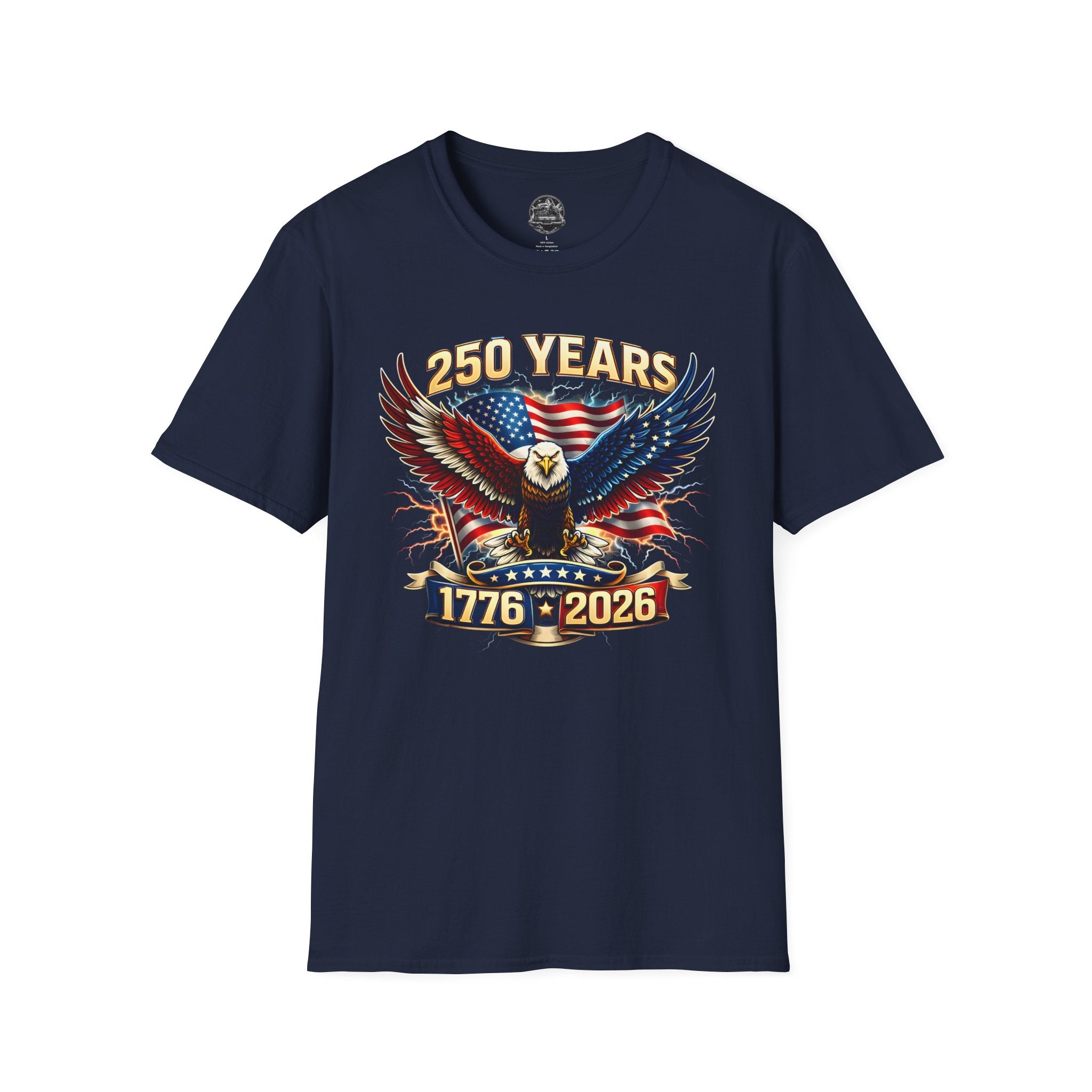 250 Years American Eagle T-Shirt — 1776–2026 Patriotic Anniversary Tee