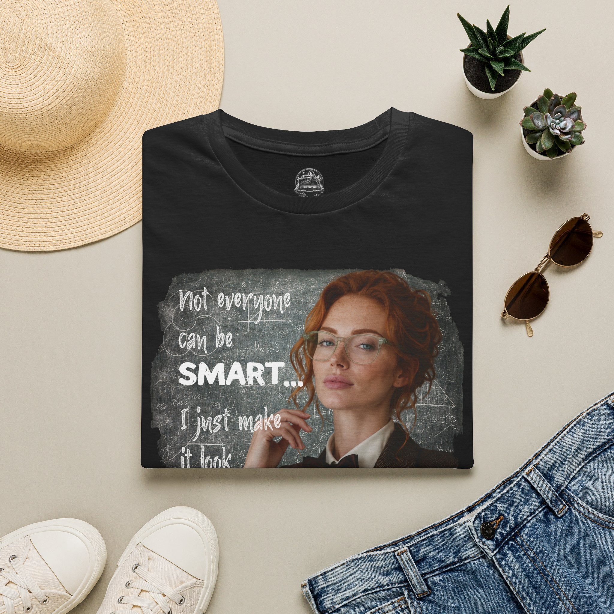 T-Shirt — “Not Everyone Can Be Smart, I Just Make It Look Easy” Graphic Tee