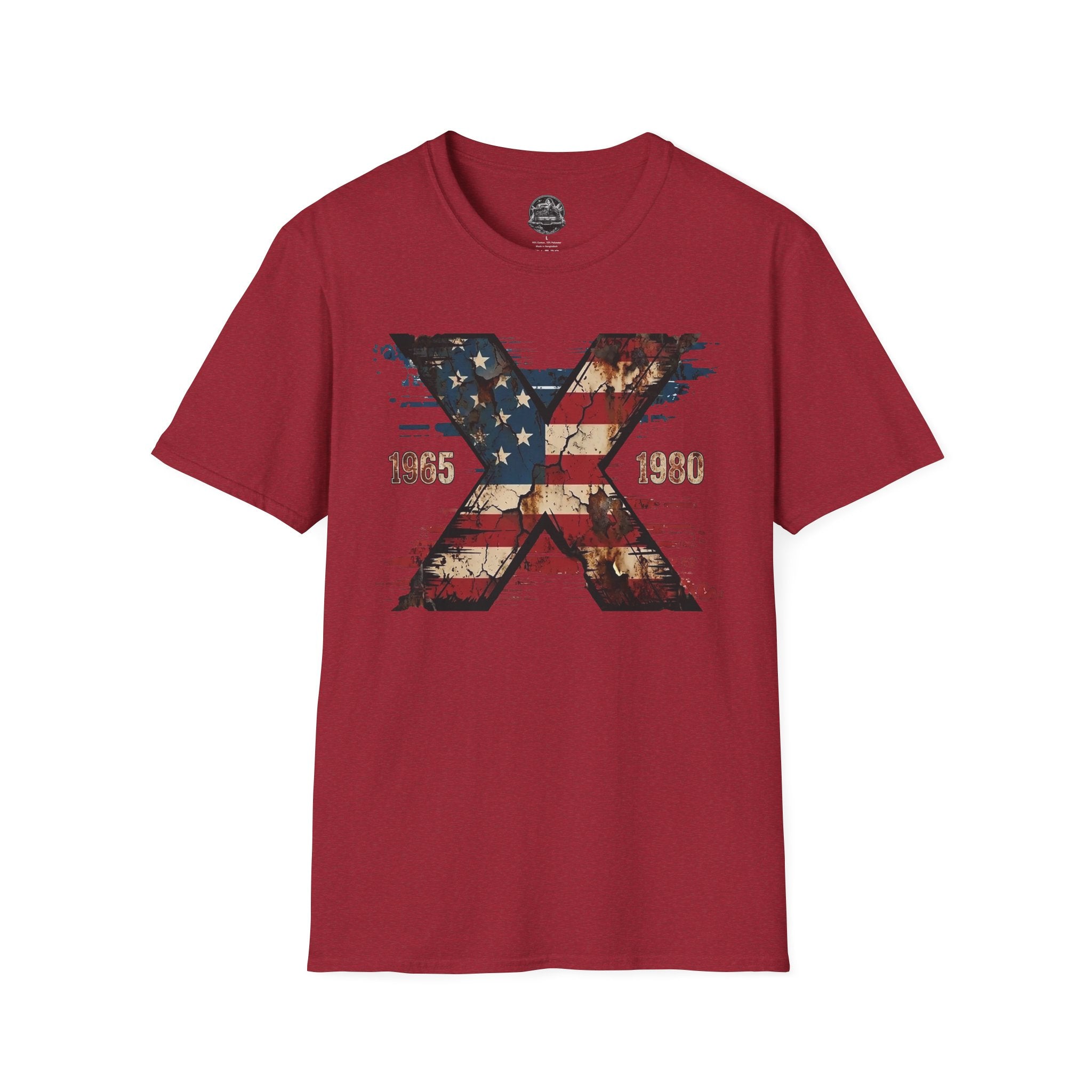Generation X 1965–1980 T-Shirt — Retro Vintage Birth Year Tee
