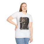 Cat Portrait T-Shirt — Cute Retro Tabby Face Print
